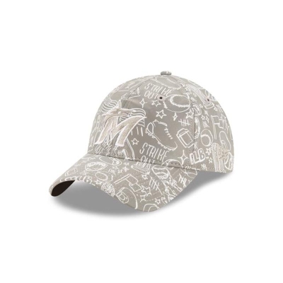 Miami Marlins Gorra | New Era MLB Reflective 9twenty Adjustable Cap Mexico - Grises